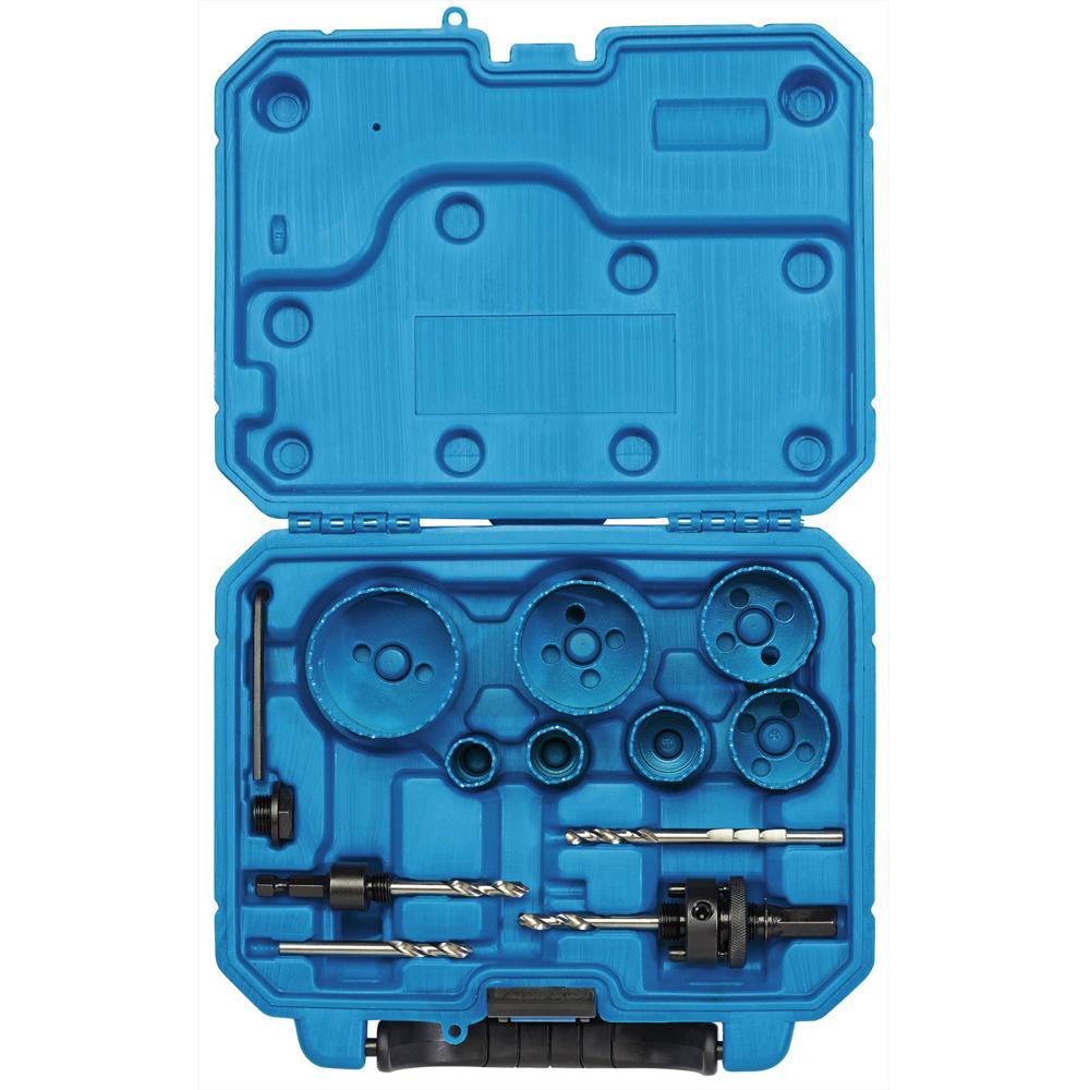 13 Piece Plumbers Hole Saw Kit