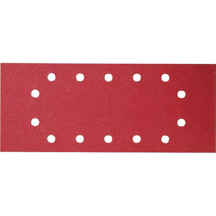 Image of Bosch C430 Punched Clip On 1/2 Sanding Sheets 115mm x 280mm 120g Pack of 10