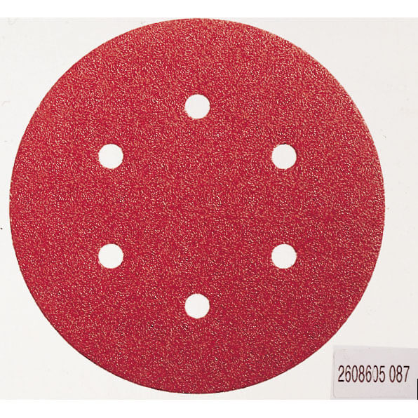 Photos - Abrasive Wheel / Belt Bosch Red Wood Sanding Disc 150mm 150mm 180g Pack of 5 2608605721 