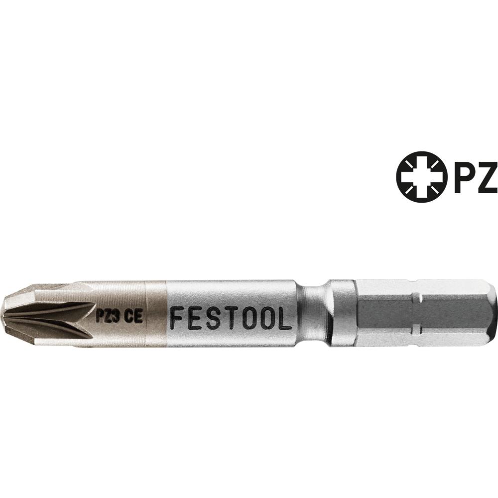 Festool Centrotec Pozi Screwdriver Bits PZ3 50mm Pack of 2