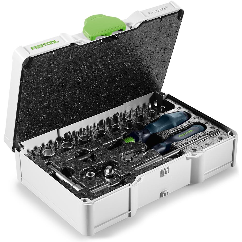 Festool 37 Piece 1/4" Drive Socket Set in Mini Systainer 1/4