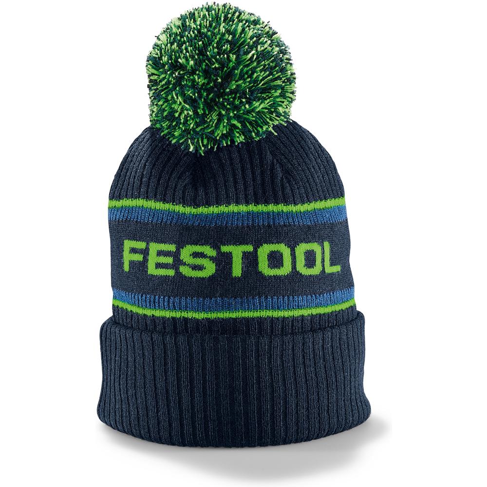 Festool Fan Winter Bobble Hat Navy One Size