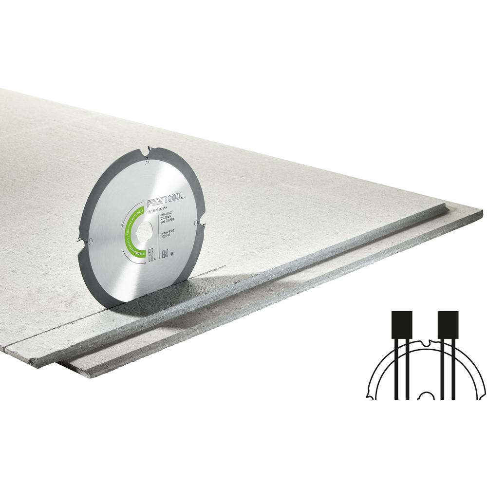 Festool Ts55 F Abrasive Materials Circular Saw Blade 160mm 160mm 4t 20mm