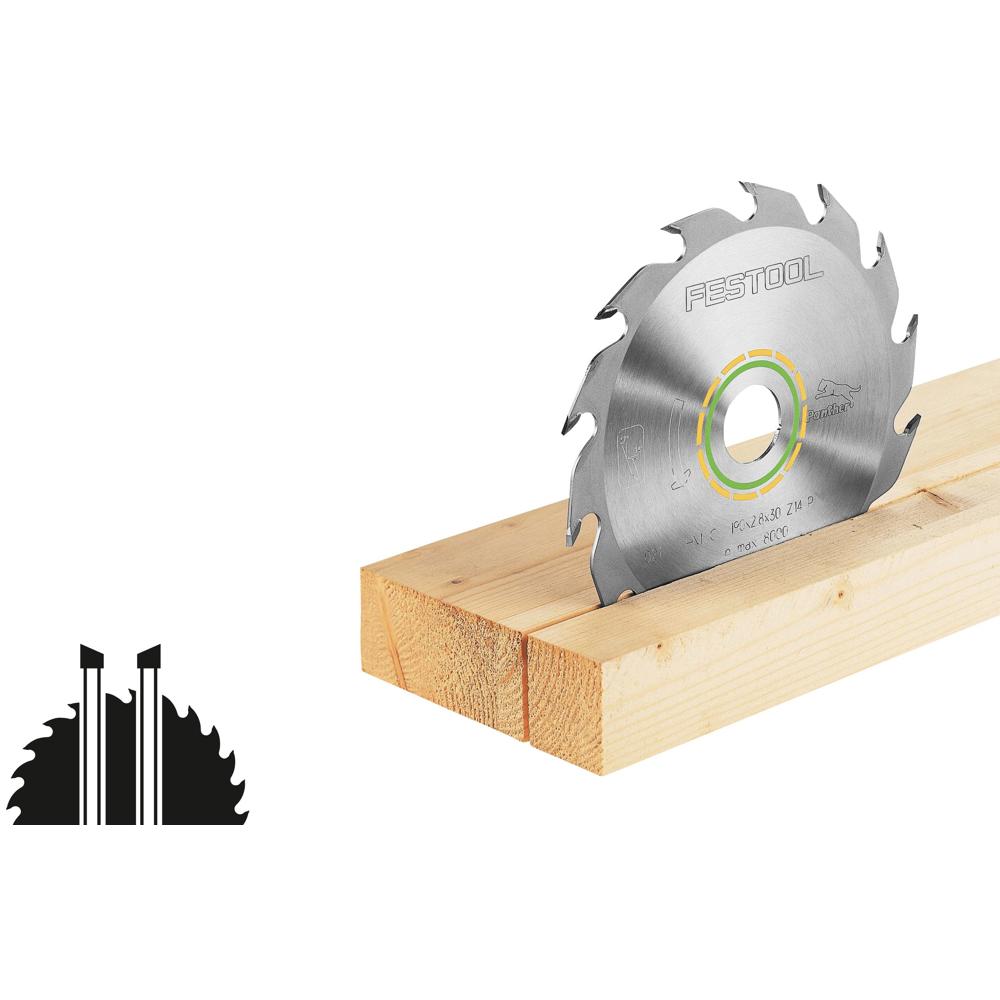 Festool Rip Cut Wood Cutting Circular Saw Blade 160mm 160mm 12t 20mm