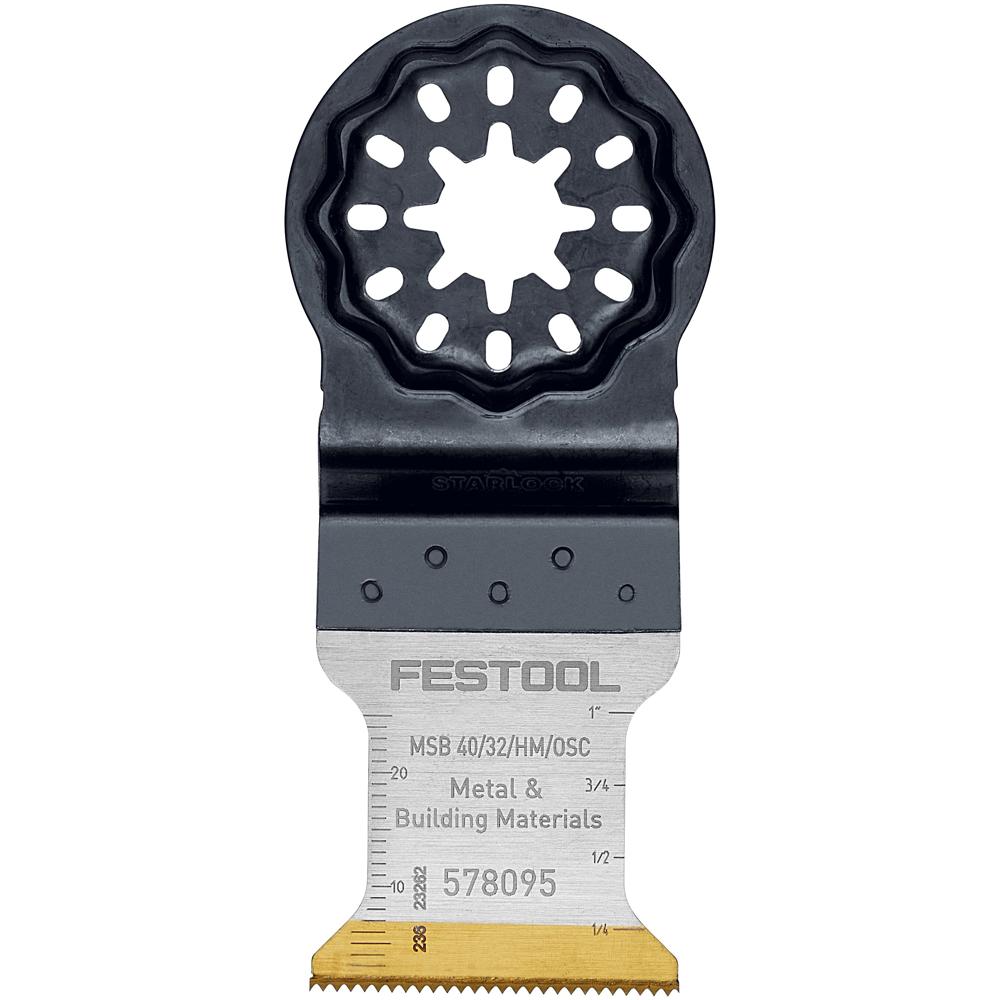 Festool Starlock Carbide Oscillating Multi Tool Plunge Blade 32mm Pack Of 1