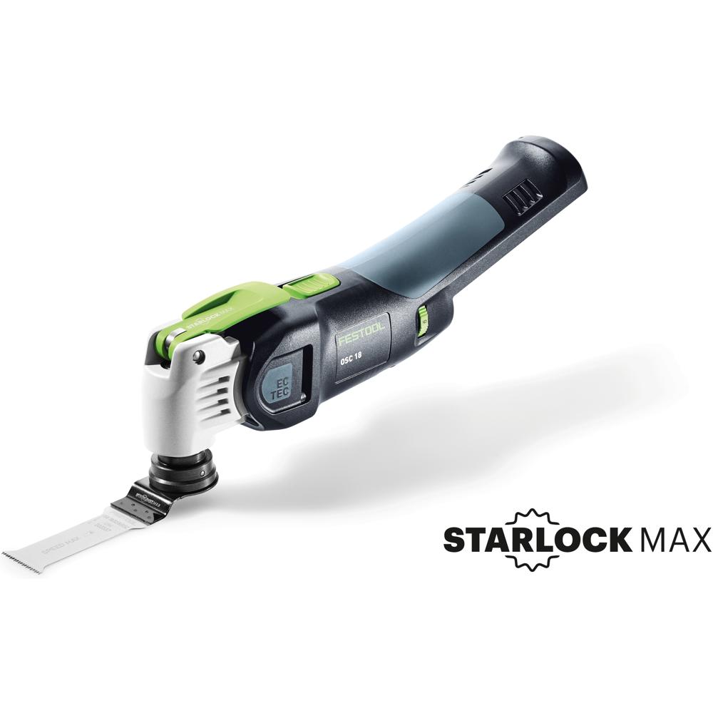 Festool Vecturo Osc 18 18v Cordless Brushless Starlock Max Oscillating Multi Tool No Batteries No Battery Charger Case