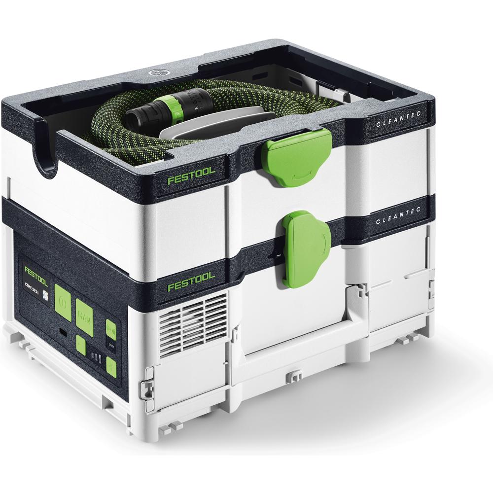 Festool Ctlc Sys Cleantec Twin 18v Cordless L Class Mobile Dust Extractor No Batteries No Charger