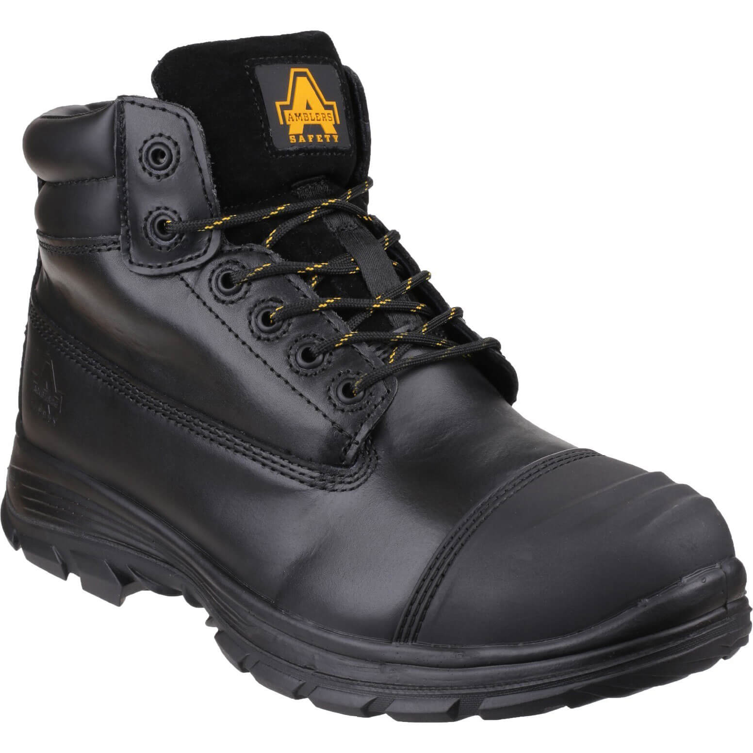 Image of Amblers Mens Safety FS301 Brecon Water Resistant Metatarsal Guard Safety Boots Black Size 10