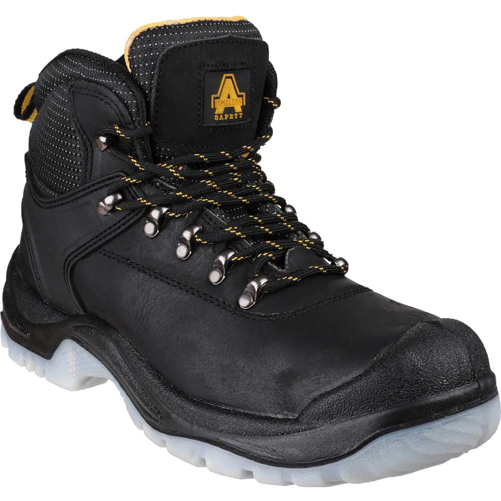 Amblers Mens Safety FS199 Antistatic Hiker Safety Boots Black Size 9