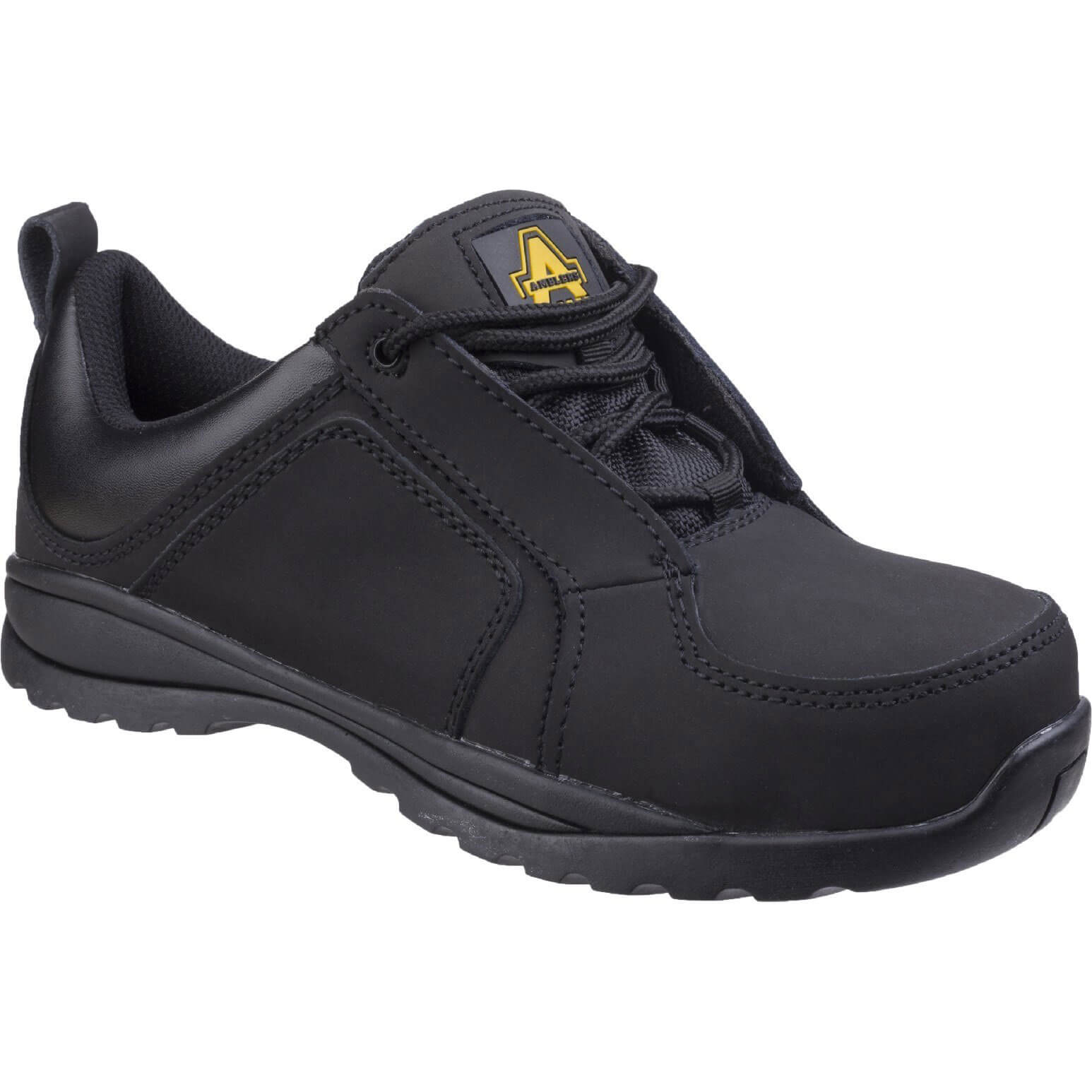 Image of Amblers Safety FS59C Metal Free Lace Up Safety Trainer Black Size 5