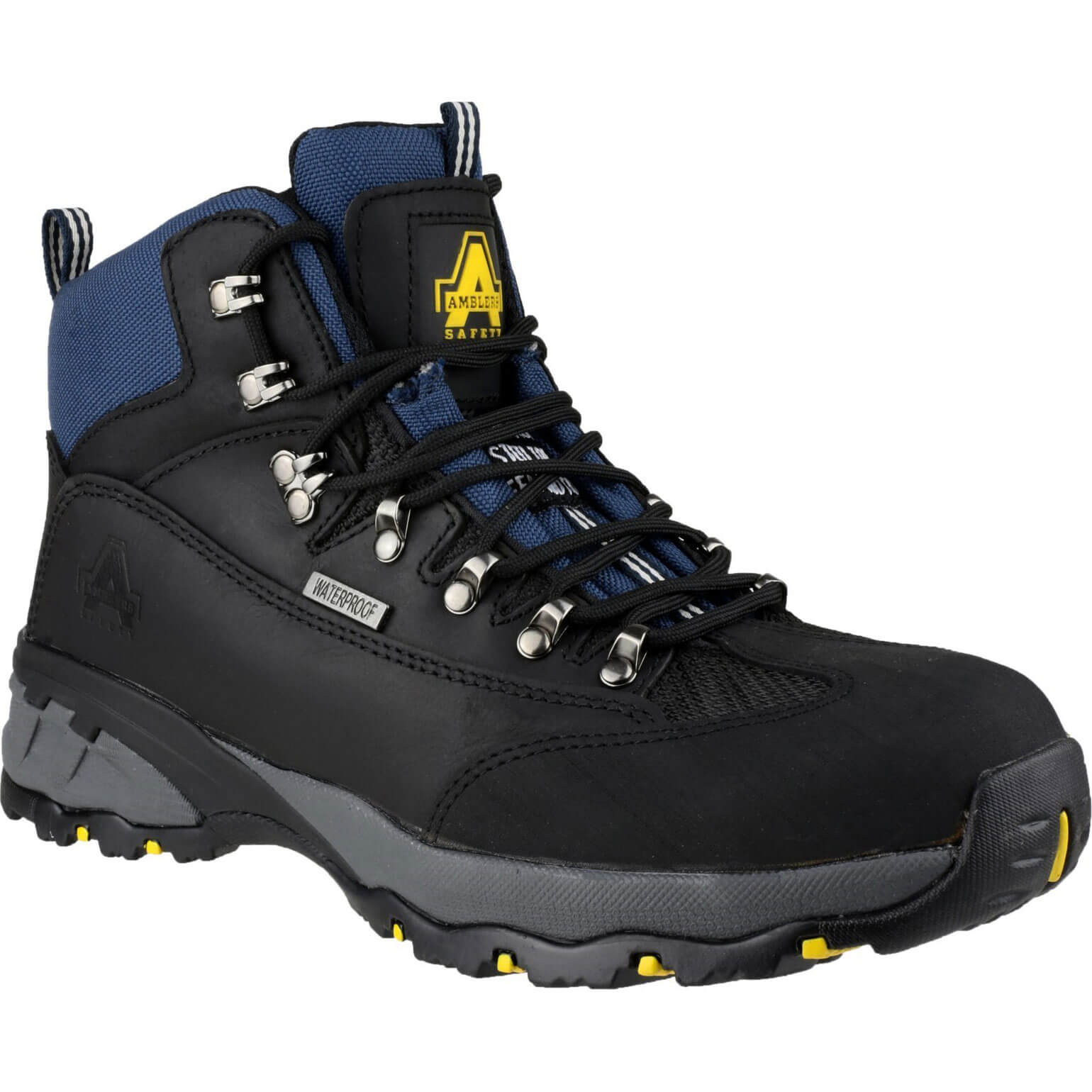 Image of Amblers Mens Safety FS161 Waterproof Hiker Safety Boots Black Size 13