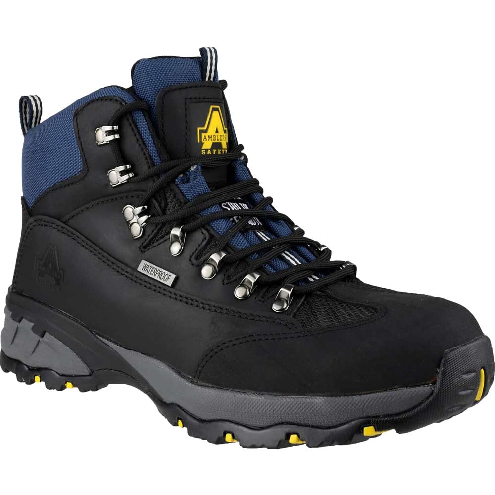 Image of Amblers Mens Safety FS161 Waterproof Hiker Safety Boots Black Size 13