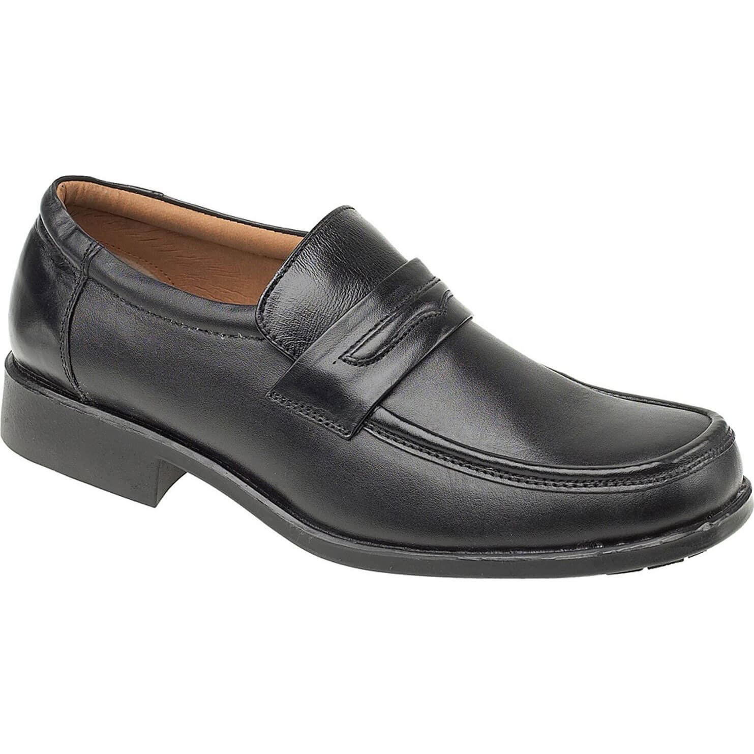 Image of Amblers Manchester Leather Loafer Black Size 6
