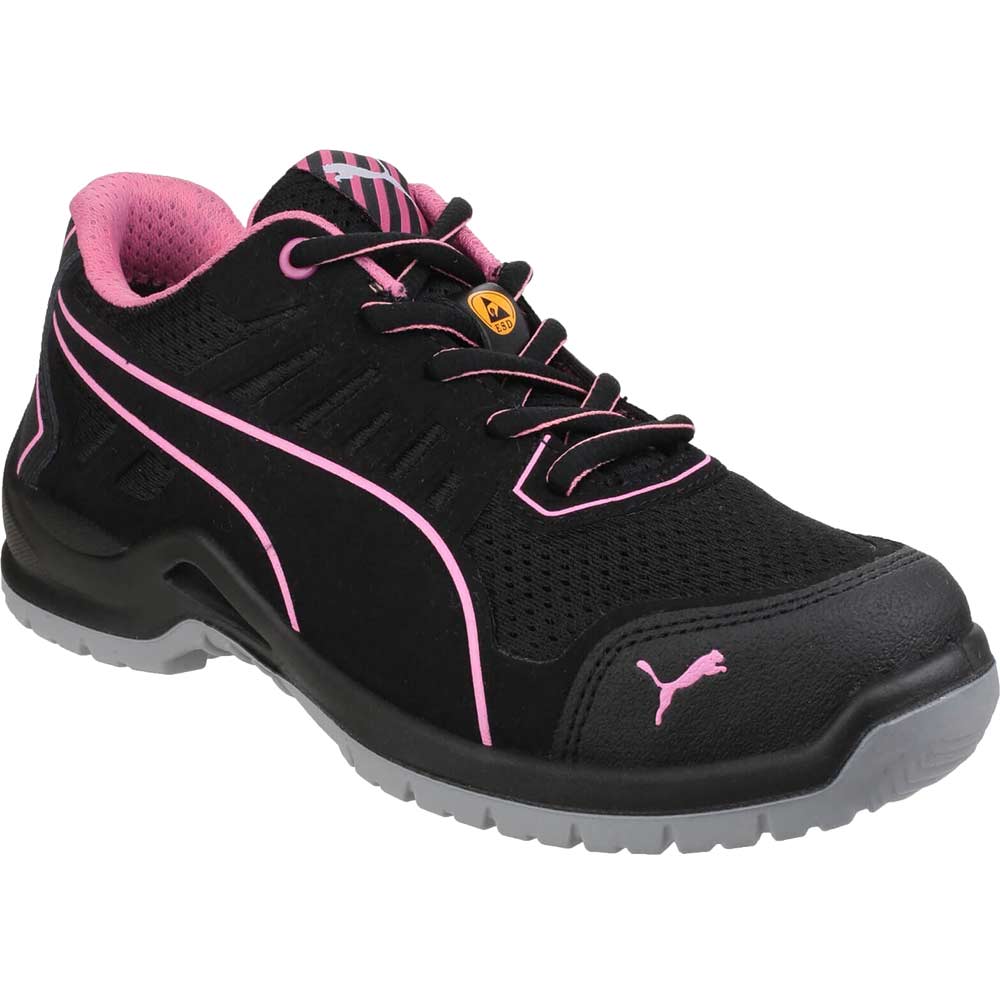 Puma Safety Fuse Lightweight Ladies Safety Trainer Black Size 3