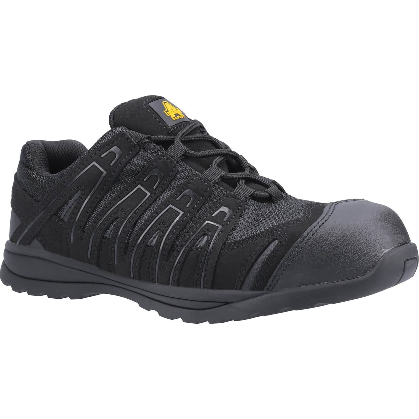 Image of Amblers Safety FS40C Safety Trainers Black Size 6.5