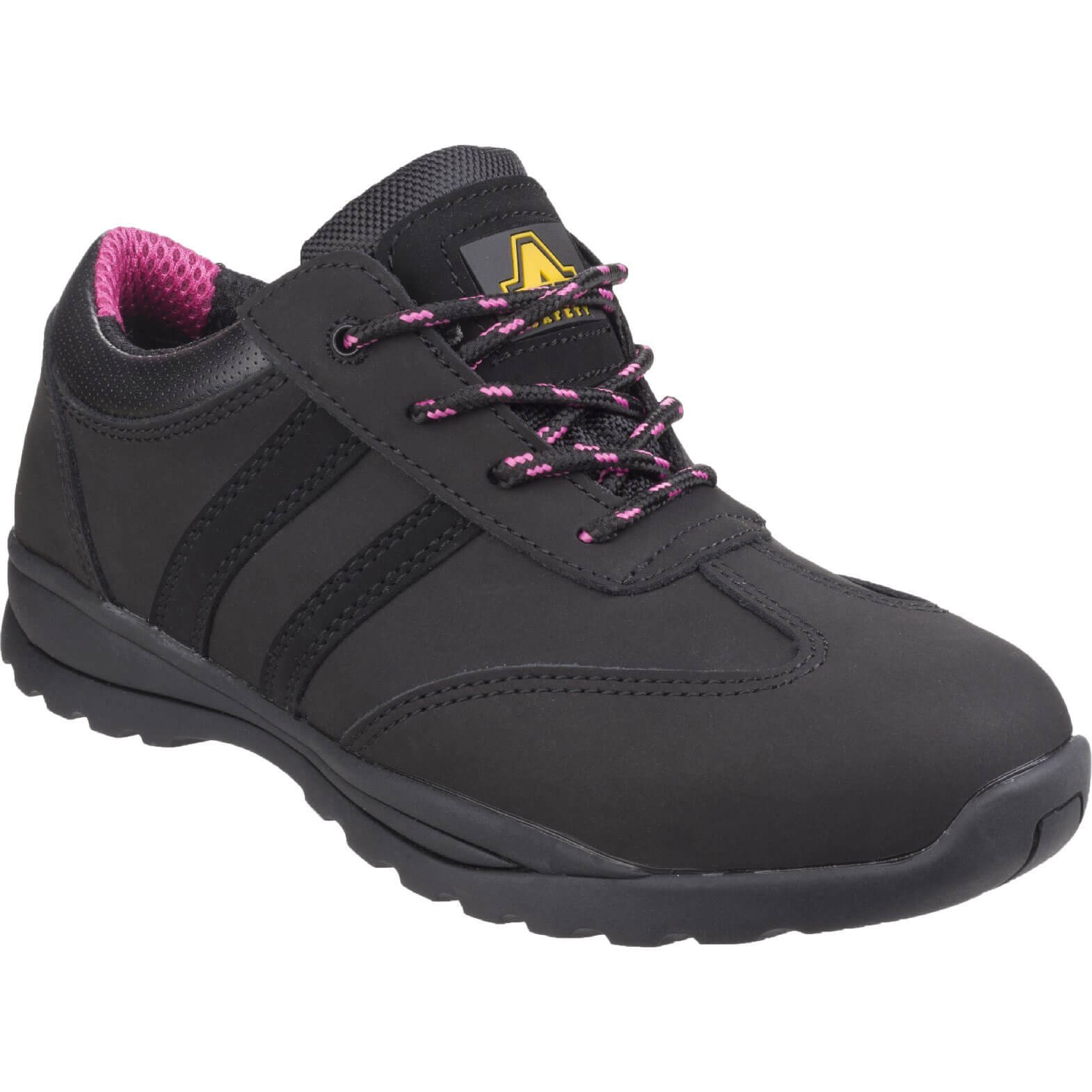 Image of Amblers Safety FS706 Sophie Lace Up Safety Trainer Black Size 8