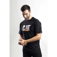 Caterpillar Mens Trademark Logo T Shirt