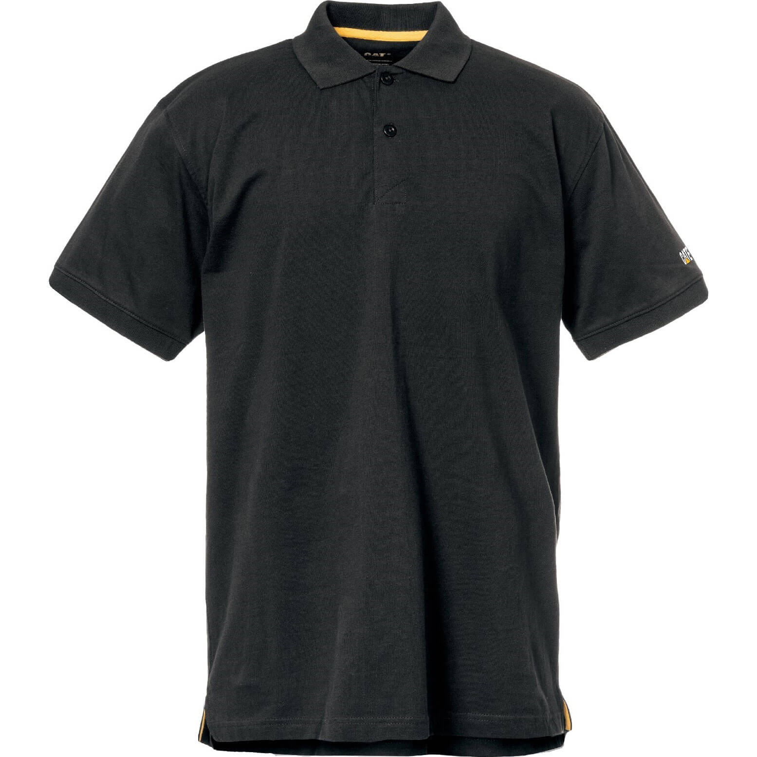 Image of Caterpillar Mens Classic Polo Shirt Black 3XL