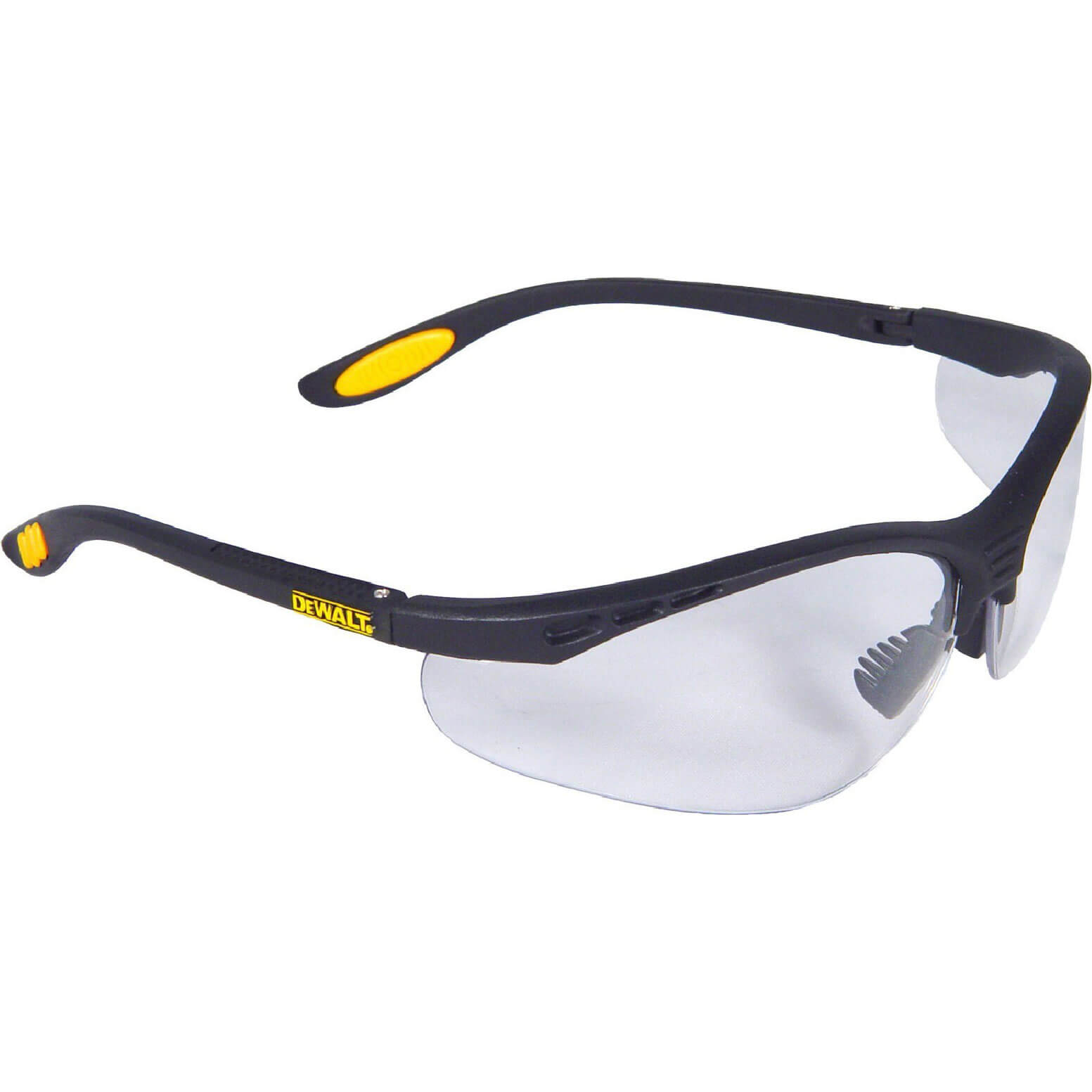 Image of DeWalt DPG58 Reinforcer Safety Glasses Black Clear