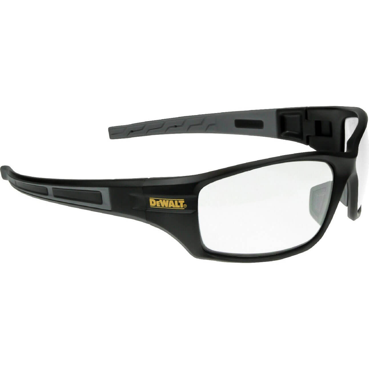 Image of DeWalt DPG101 Auger Safety Glasses Black Clear