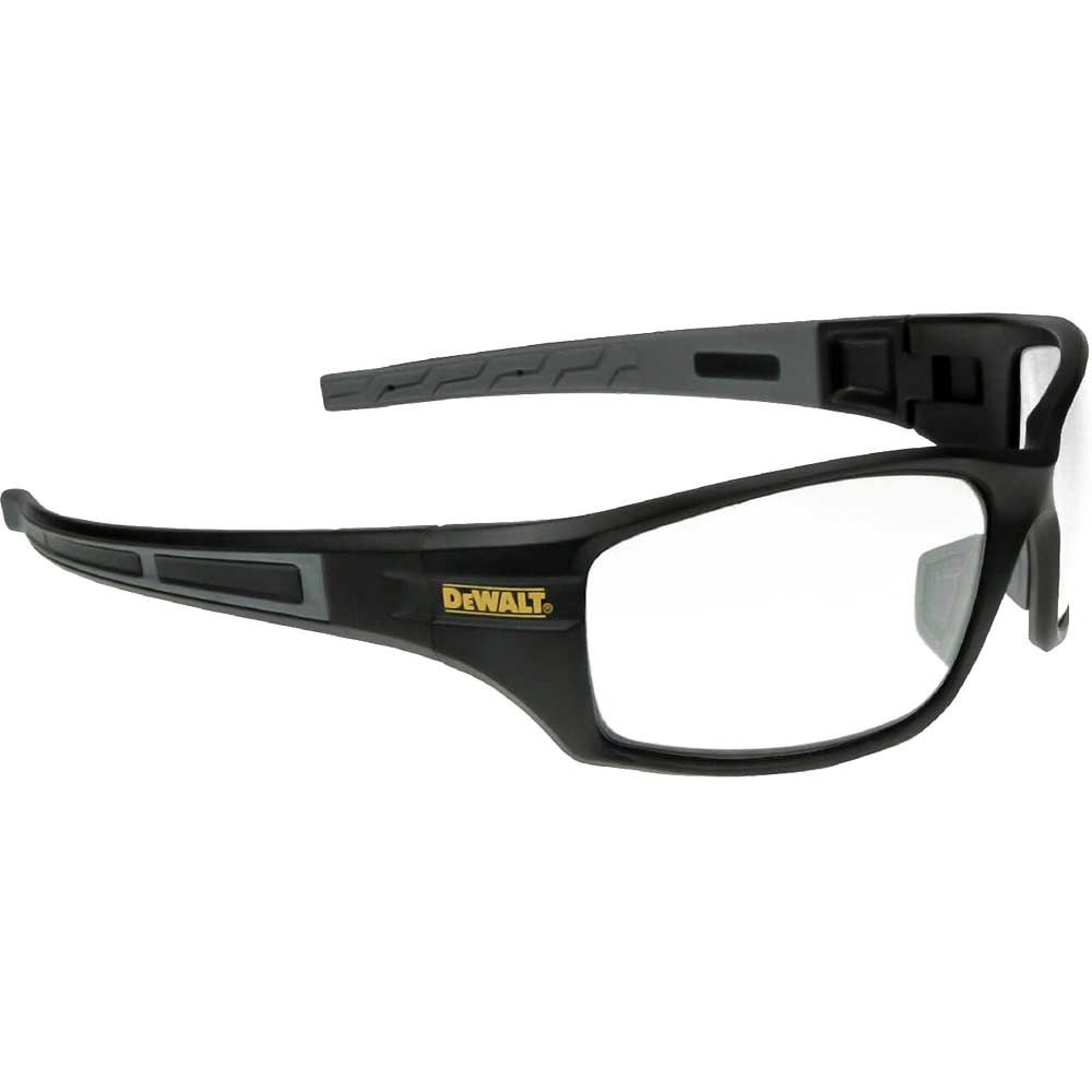 DeWalt DPG101 Auger Safety Glasses Black Clear