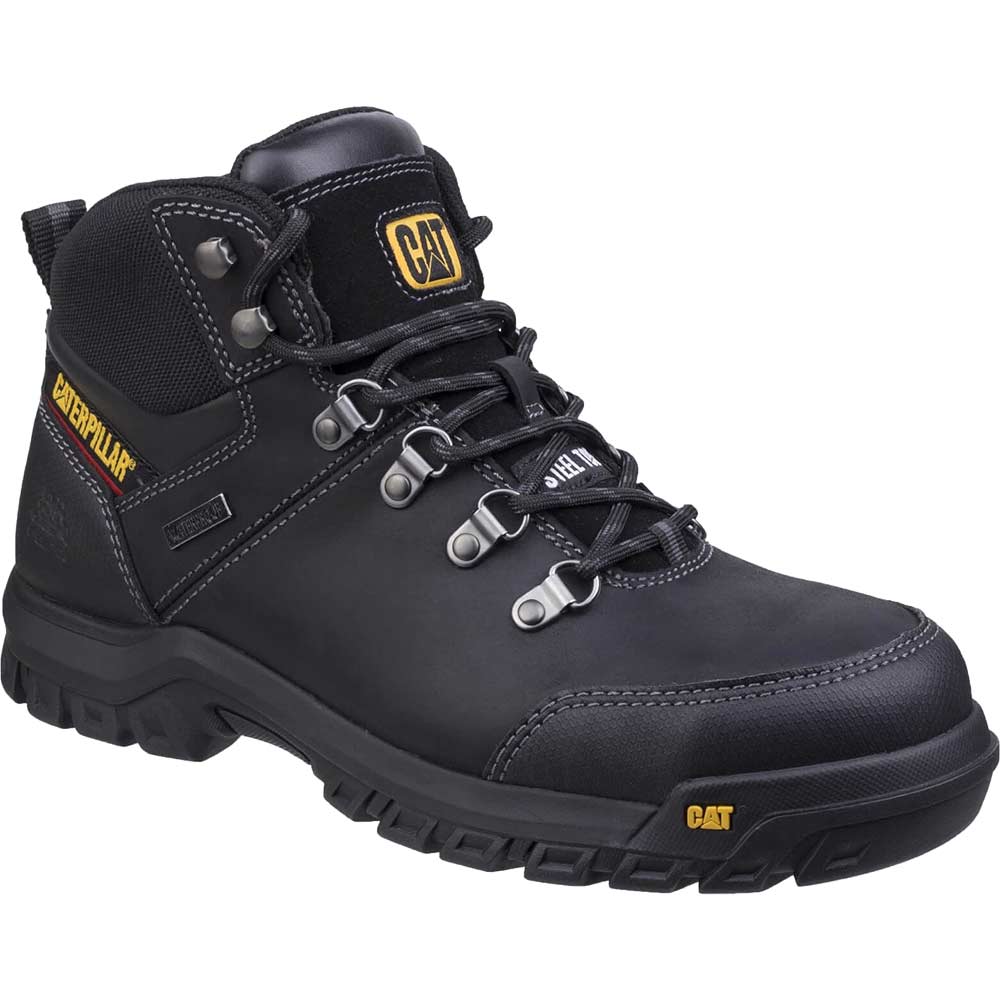 Caterpillar Mens Framework Safety Boots Black Size 8