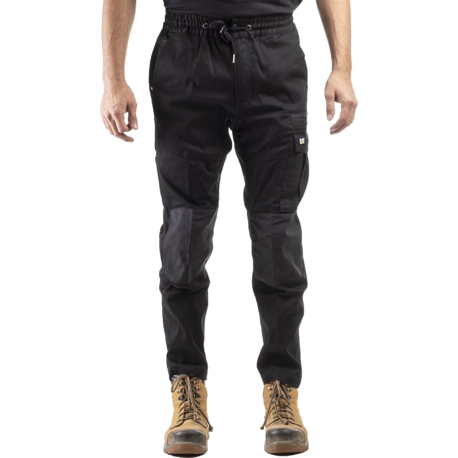 Image of Caterpillar Mens Dynamic Trousers Black 36" 30"