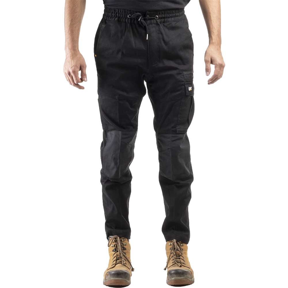 Image of Caterpillar Mens Dynamic Trousers Black 32" 30"