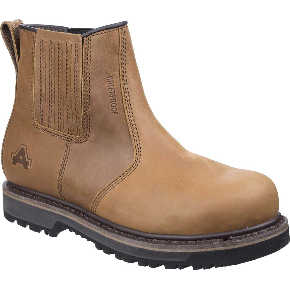 Amblers Mens Safety As232 Safety Boots Tan Size 9