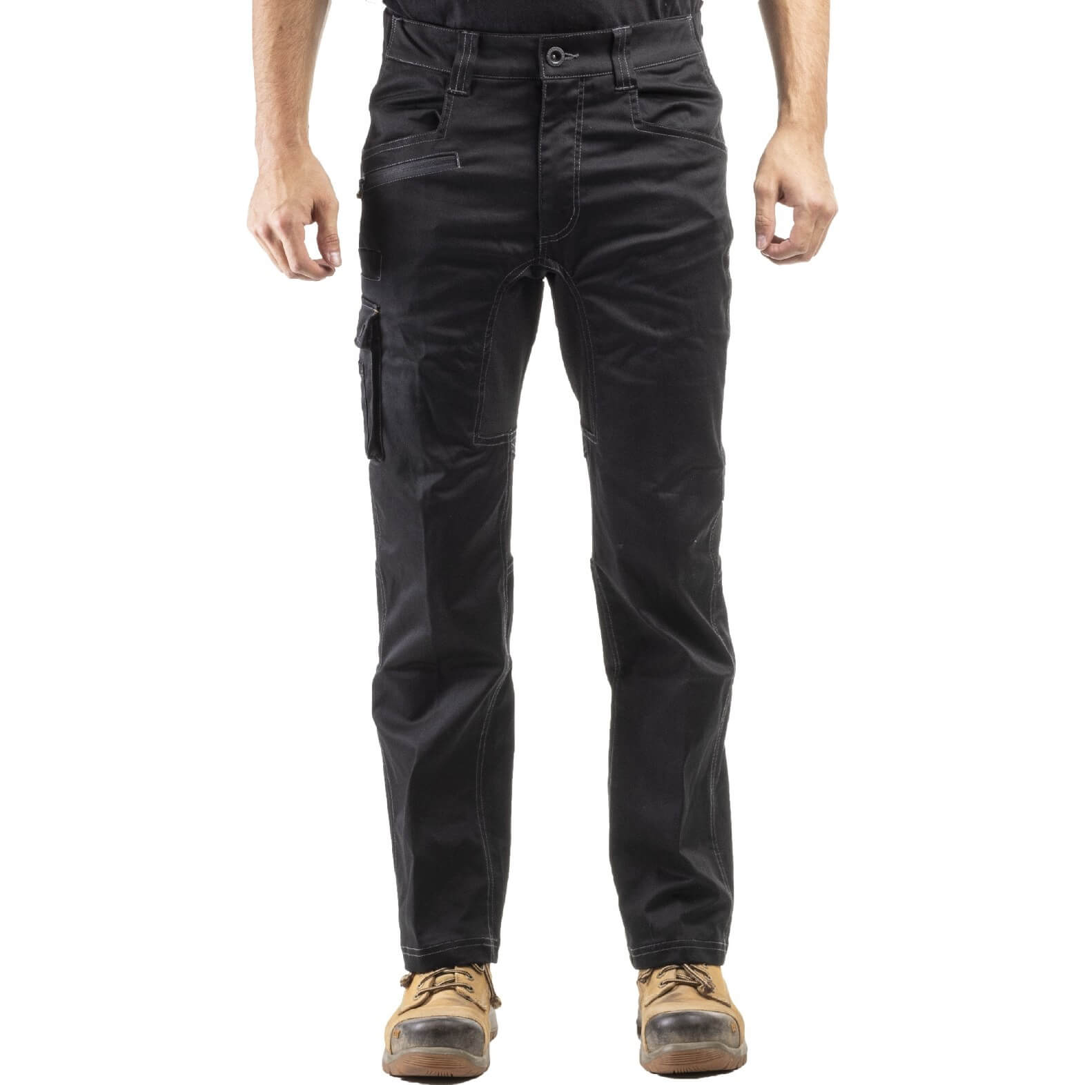 Image of Caterpillar Mens Operator FX Trousers Black 30" 30"