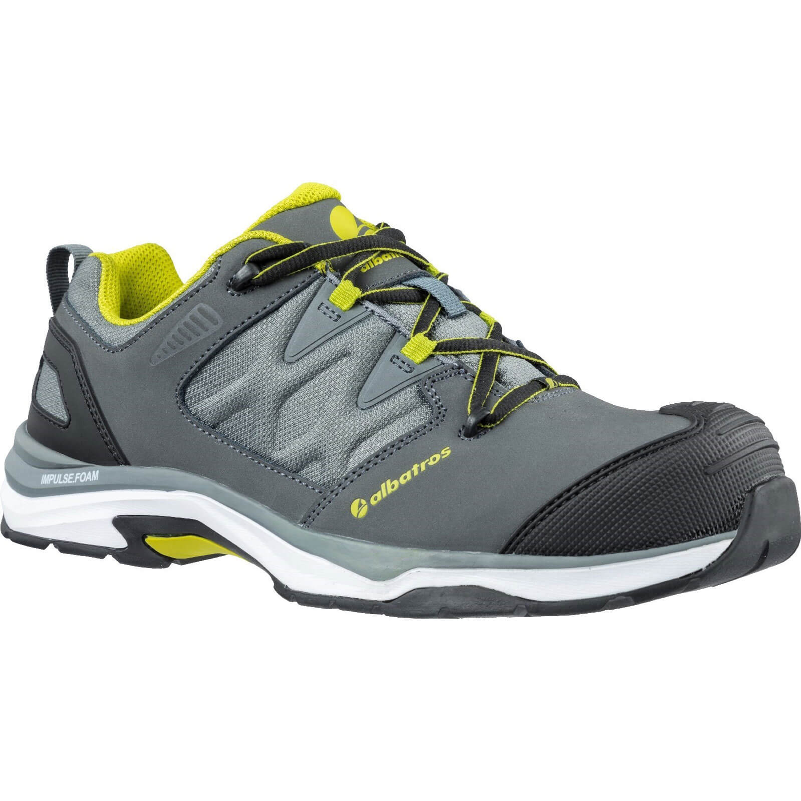 Image of Albatros Ultratrail Low Lace Up Safety Shoe Grey Size 10.5