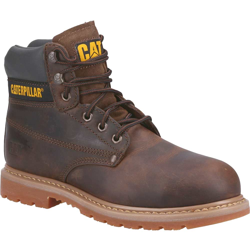 Caterpillar Powerplant GYW Safety Boot Brown Size 10