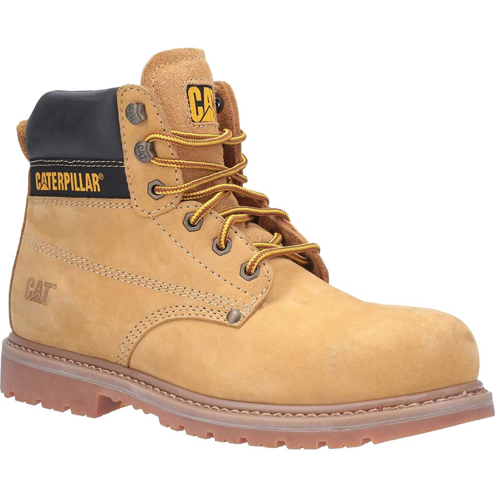 Caterpillar Powerplant GYW Safety Boot Honey Size 8