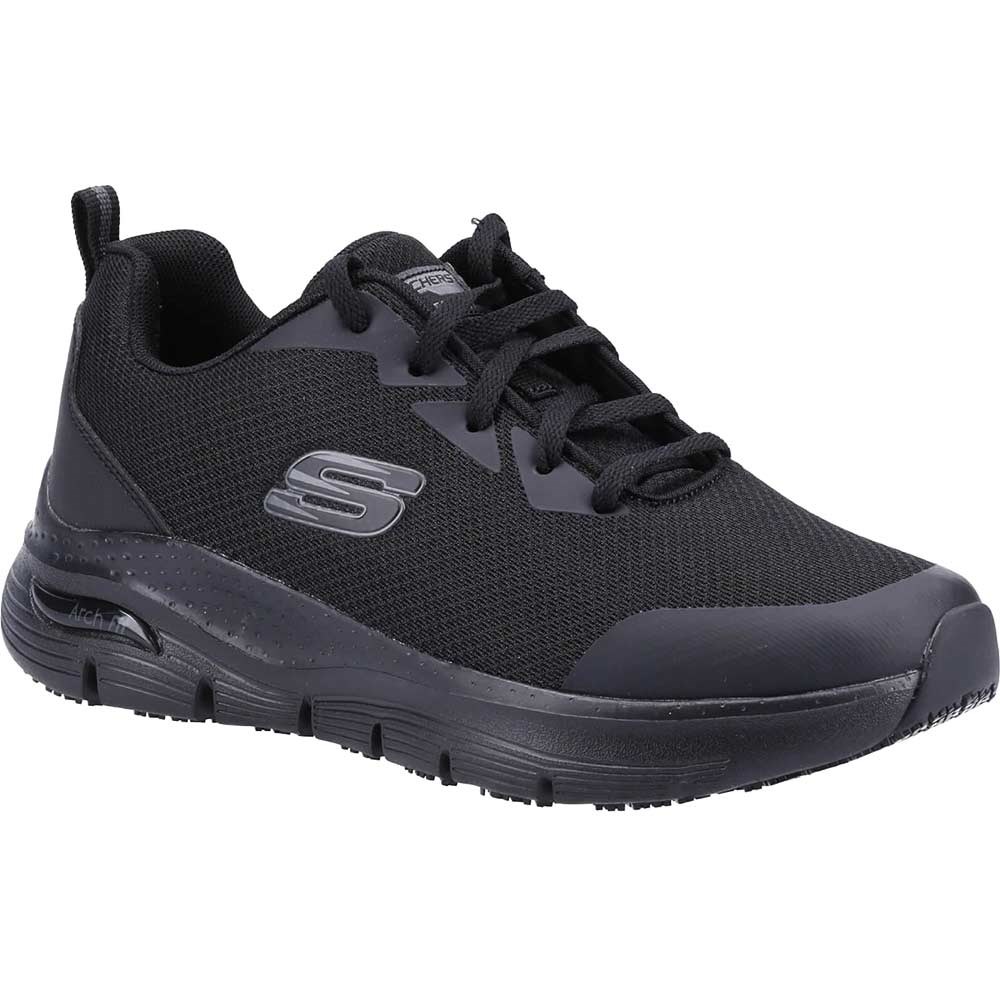 Slip Resistant Sketcher Work Shoes SK108209BLK SKECHERS Work Skech
