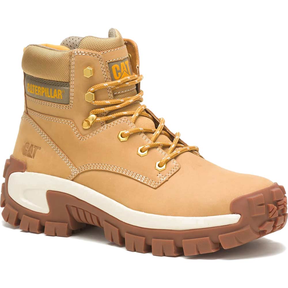 Image of Caterpillar Mens Invader Hiker Safety Boot Honey Size 7