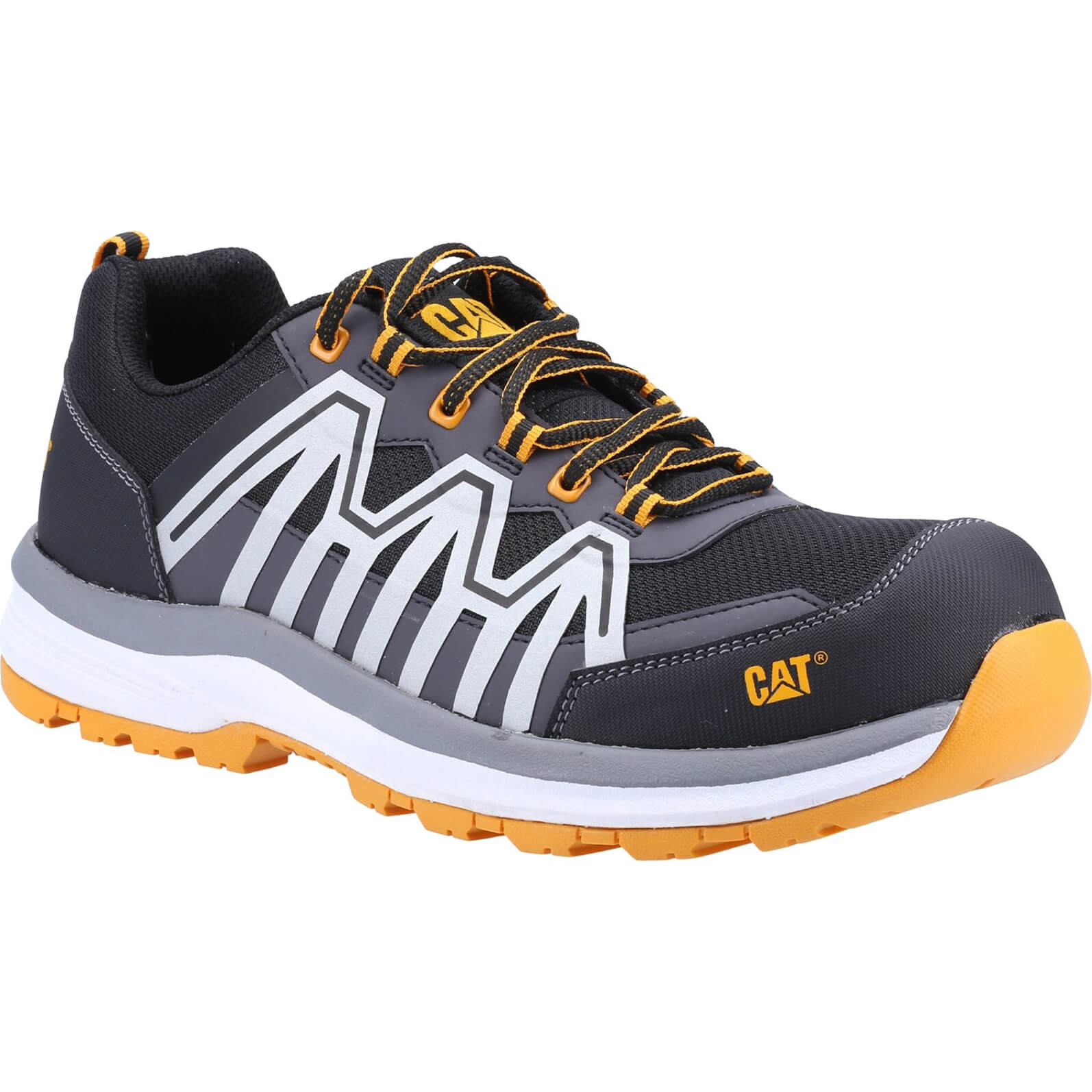 Image of Caterpillar Mens Charge S3 Safety Trainer Orange Size 6
