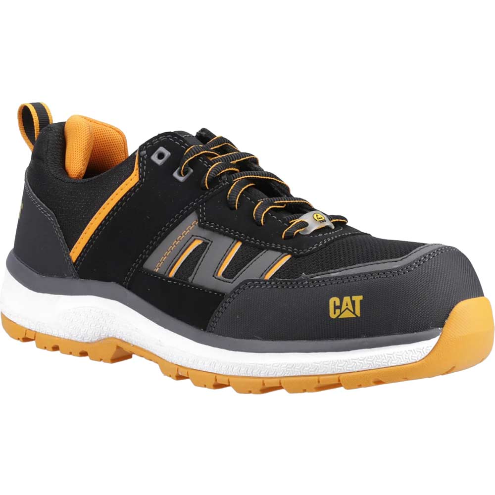 Caterpillar Mens Accelerate S3 Safety Trainer Black / Orange Size 11