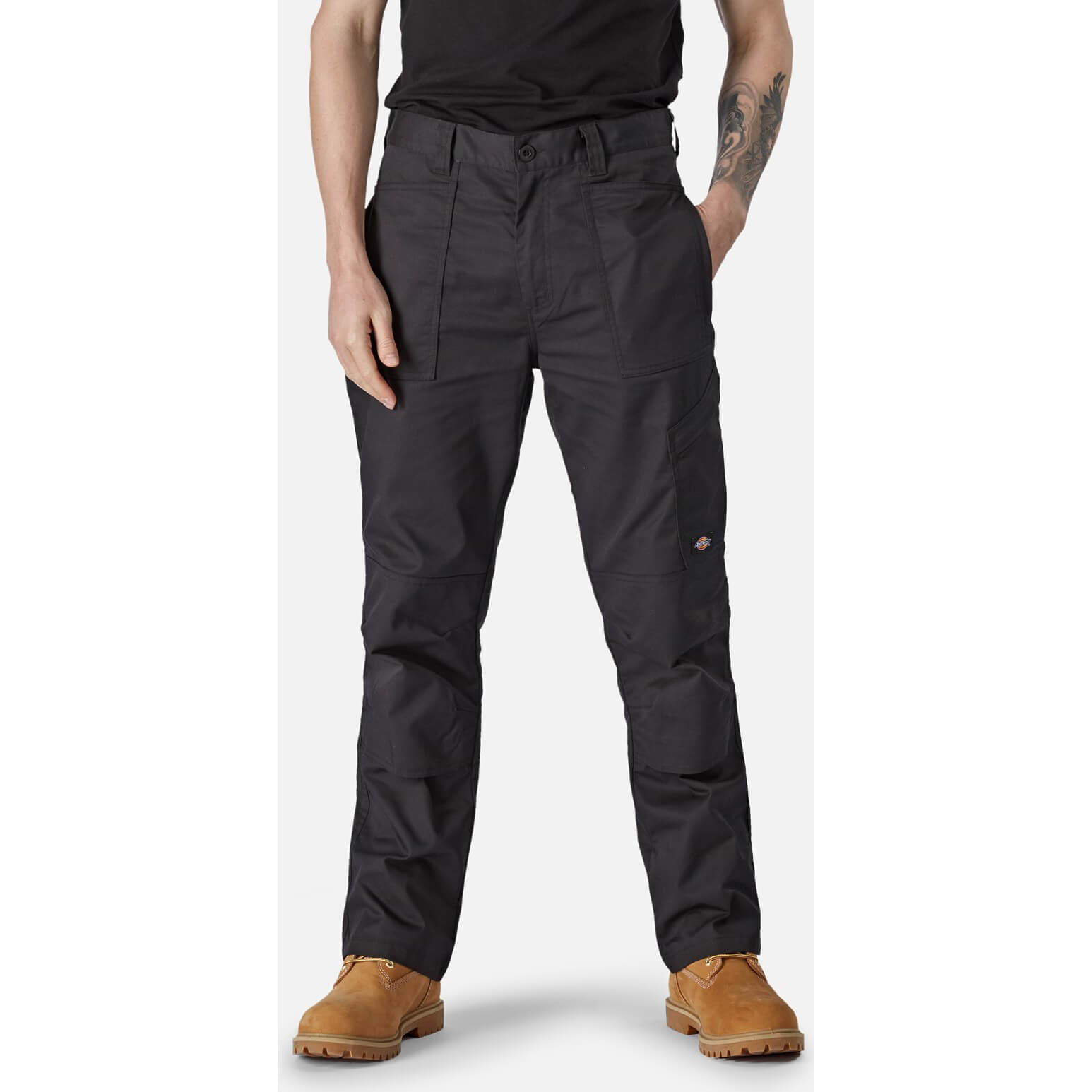 Image of Dickies Action Flex Trousers Black 32" 30"