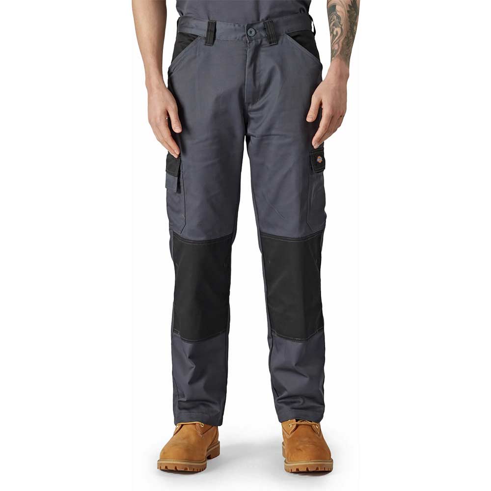 Dickies Everyday Trousers Grey / Black 32" 34