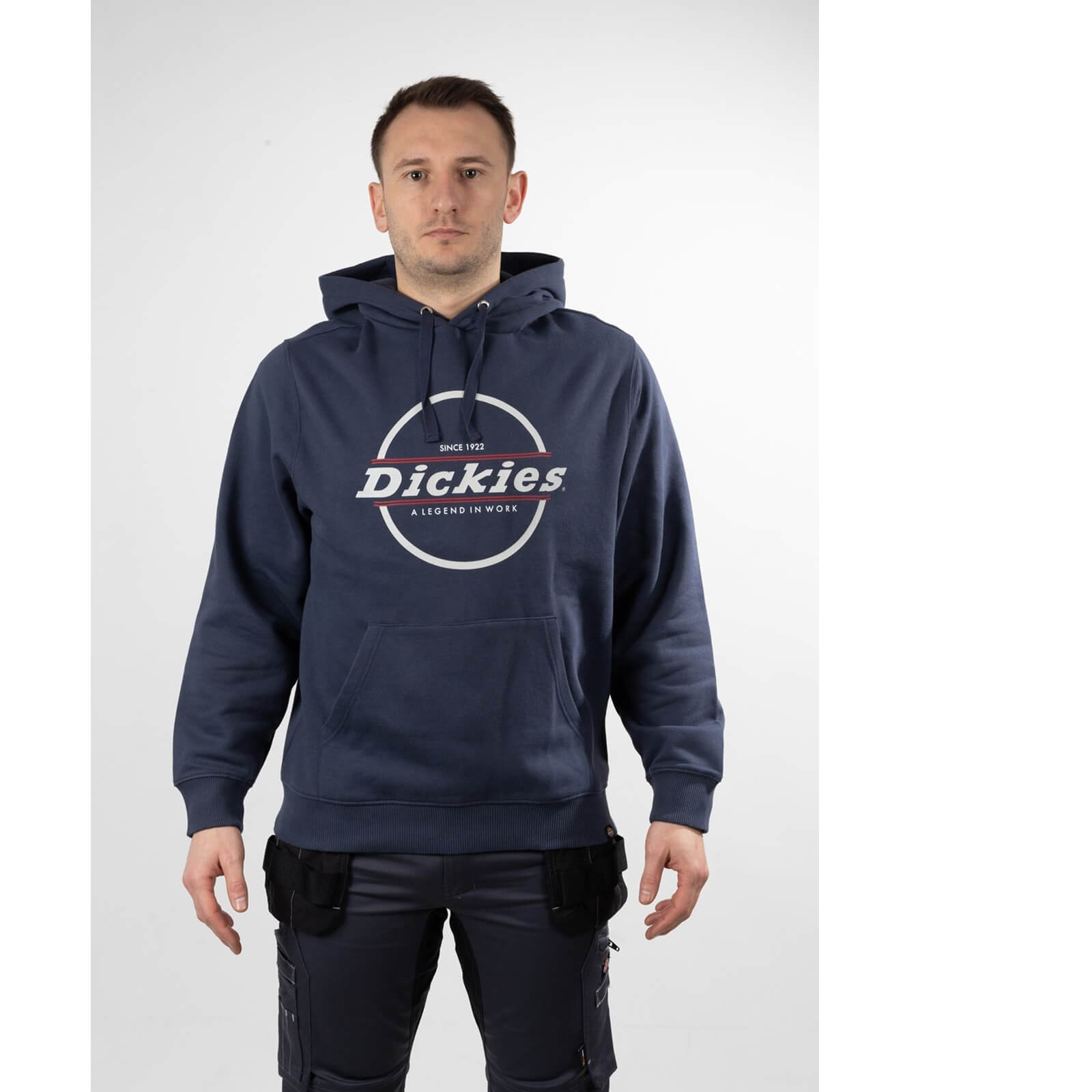 Image of Dickies Towson Graph Hoodie Navy Blue 2XL