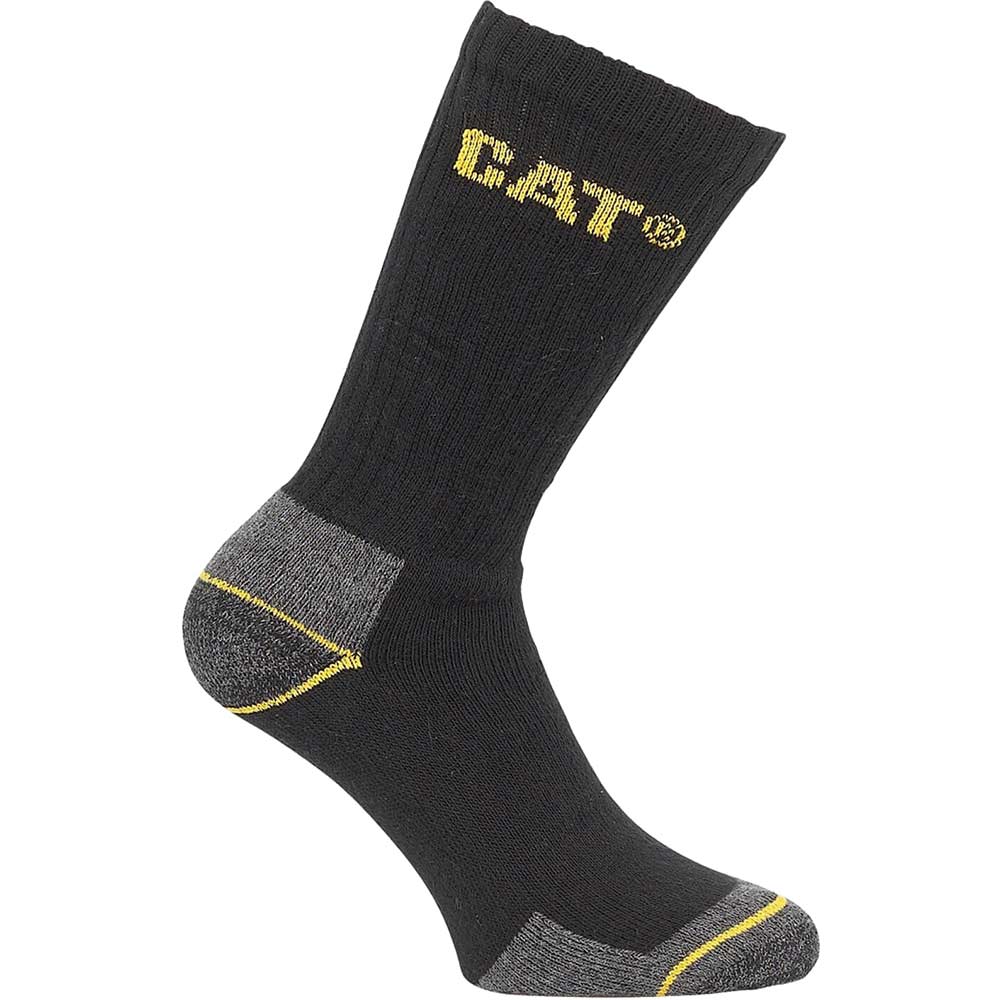 Image of Caterpillar Crew Work Sock 3 Pair Pack 11 - 14