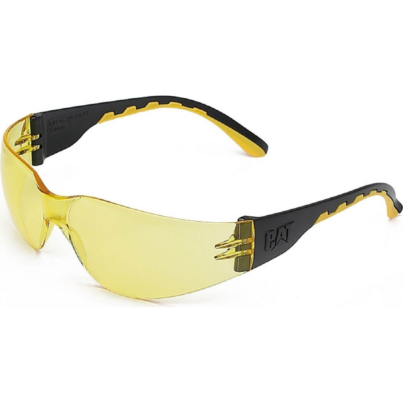 Image of Caterpillar Track Protective Safety Glasses Yellow