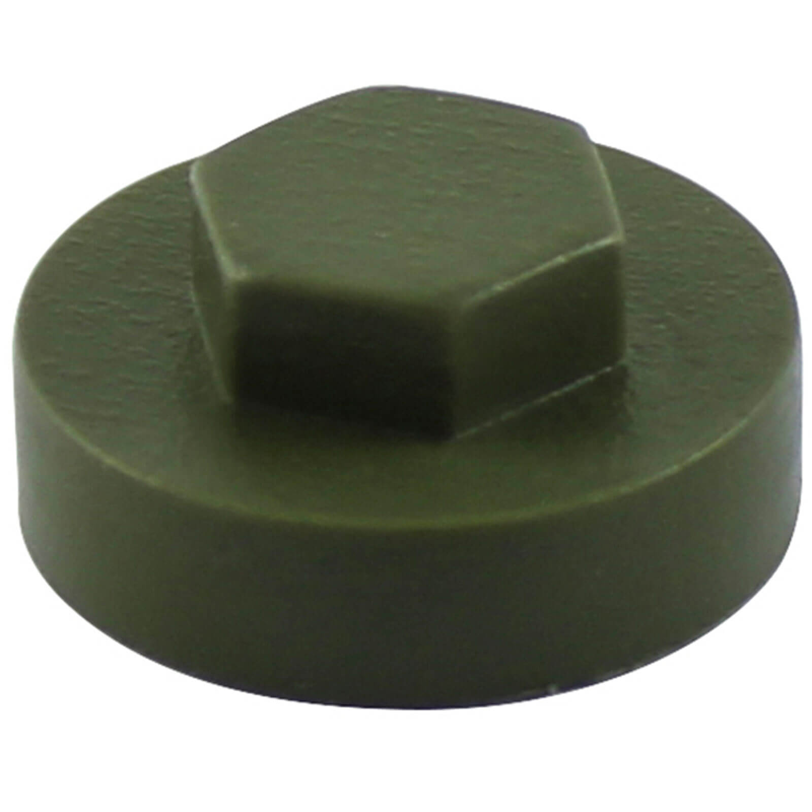Image of Colour Match Hexagon Screw Cover Cap 5/16" x 16mm Olive Green Pack of 1000