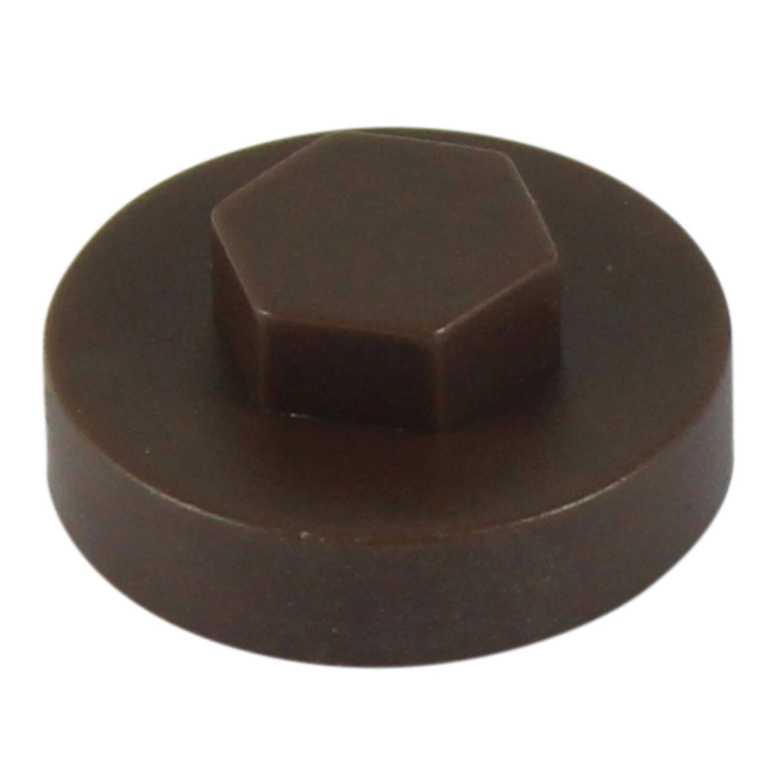 Image of Colour Match Hexagon Screw Cover Cap 5/16" x 19mm Van Dyke Brown Pack of 1000