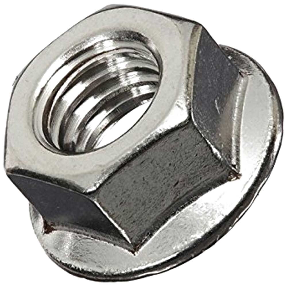 Hex Serrated Flange Nuts M10 Pack of 100