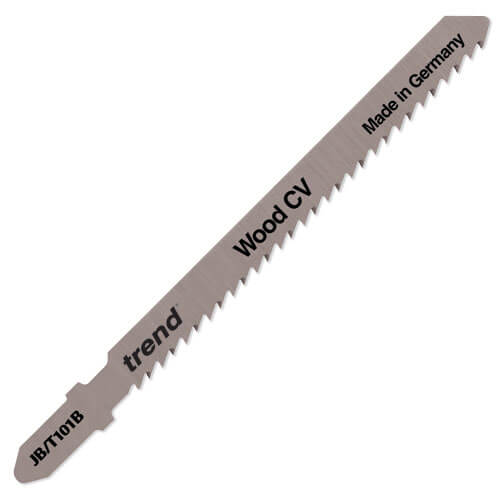 Image of Trend T101B Jigsaw Blade Straight Fine Cut Wood Pack of 5
