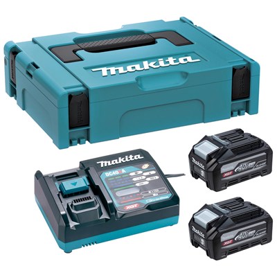 Makita 1911C9-1 40v Max XGT 2 x BL4040F High Output Battery and Charger Kit