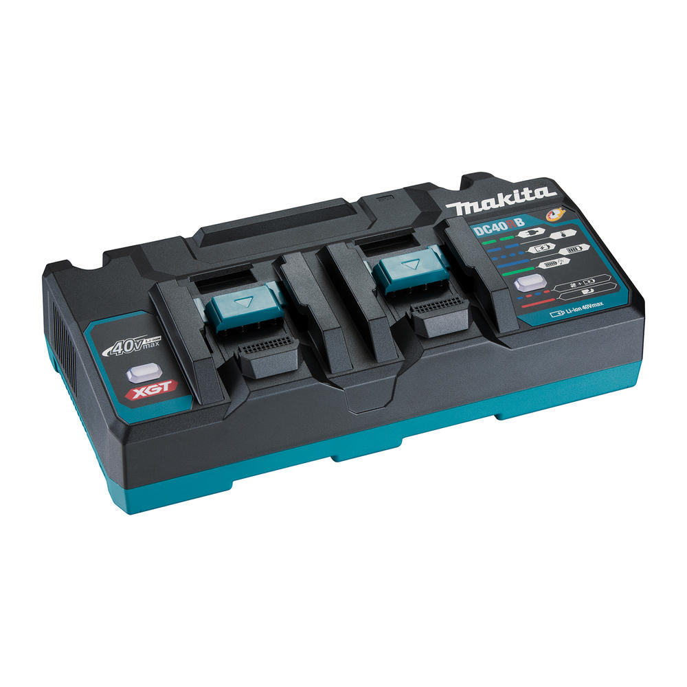 View Makita Dc40rb 40v Max Xgt Twin Port Battery Fast Charger 110v