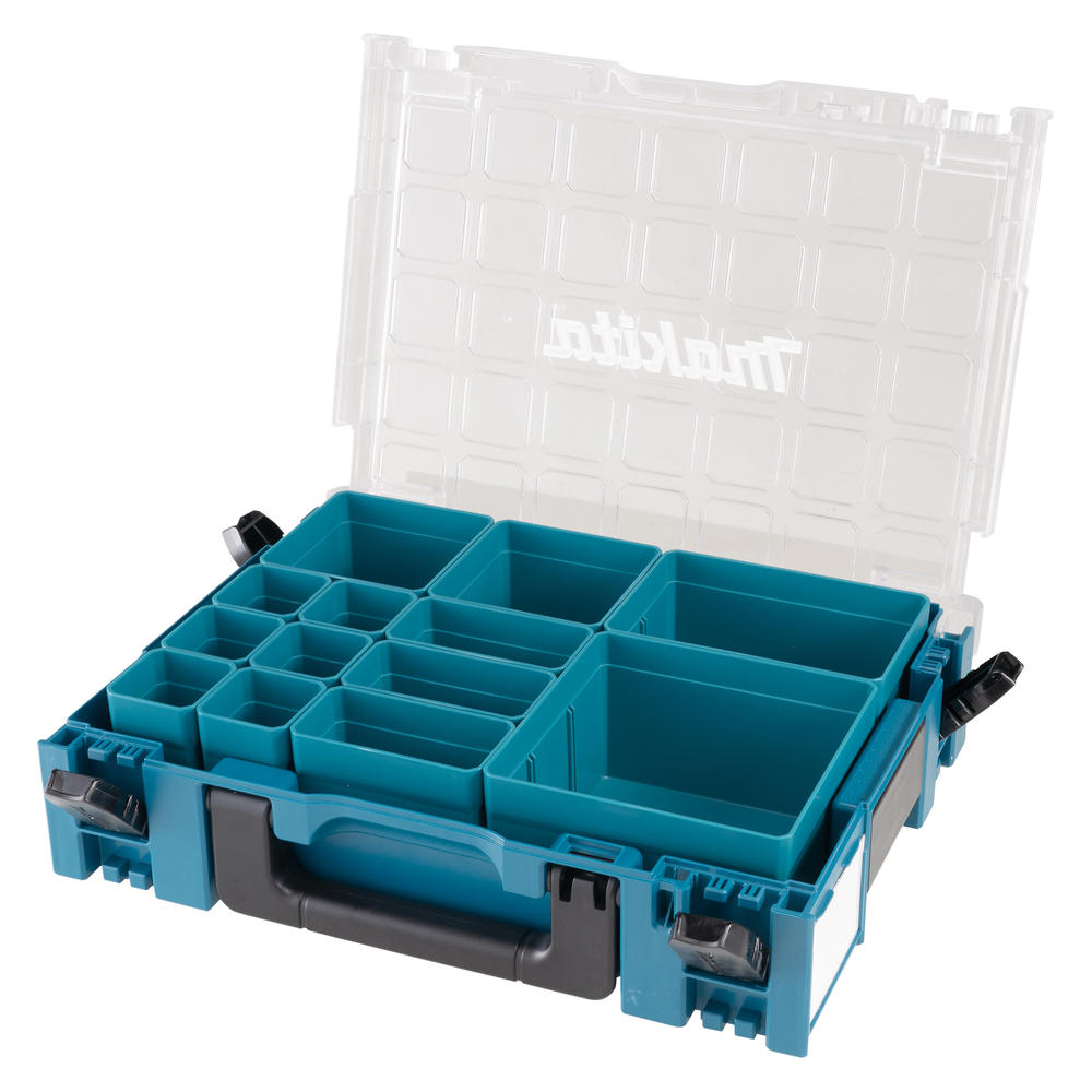 Makita MakPac 13 Compartment Plastic Organiser Case