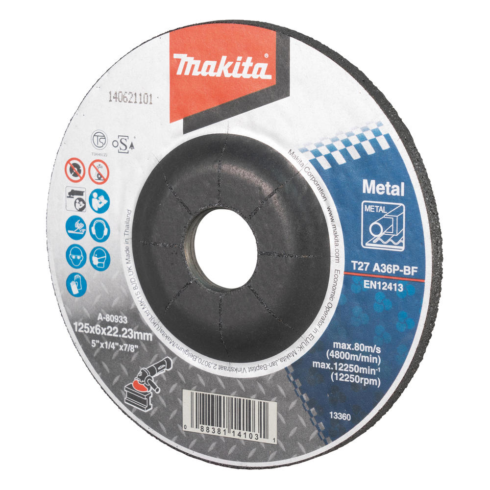 Makita A27 Pro Metal Depressed Grinding Disc 125mm